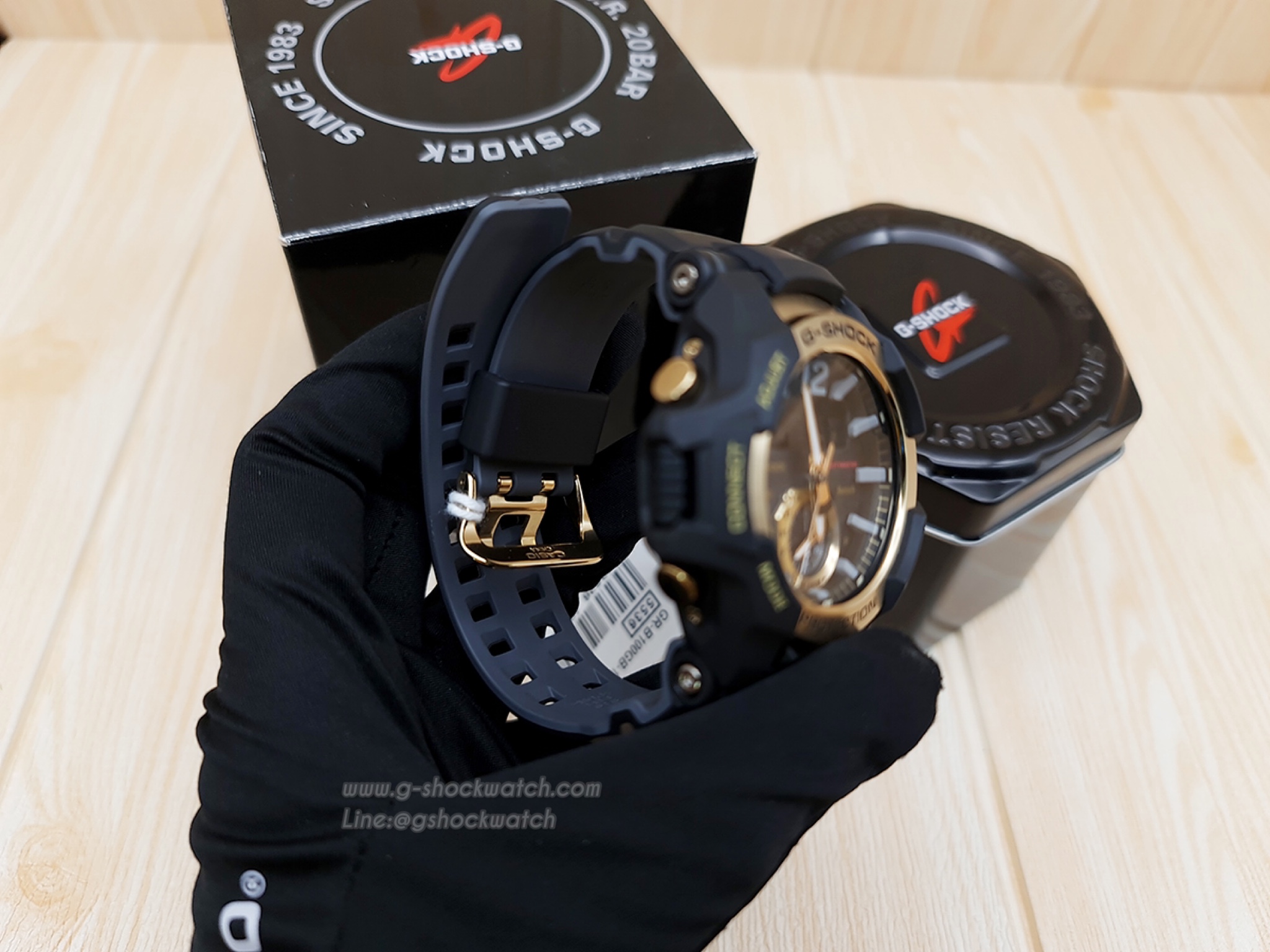 CASIO G-SHOCK นาฬิกาข้อมือ นาฬิกากันน้ำ นาฬิกาของแท้ ประกันศูนย์ CMG 1 ปี รุ่น GR-B100GB-1A