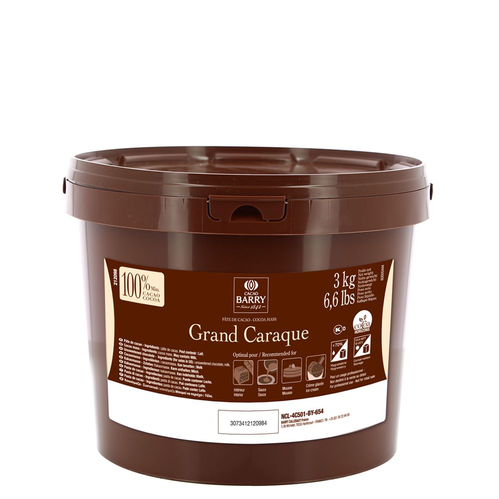 Cacao Barry Grand Caraque (Cocoa Mass) โกโก้แมส (05-7545)