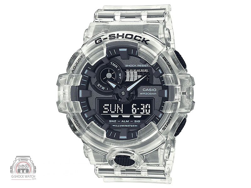 CASIO G-SHOCK นาฬิกาข้อมือ นาฬิกากันน้ำ นาฬิกาของแท้ ประกันศูนย์ CMG 1 ปี รุ่น GA-700SKE-7A