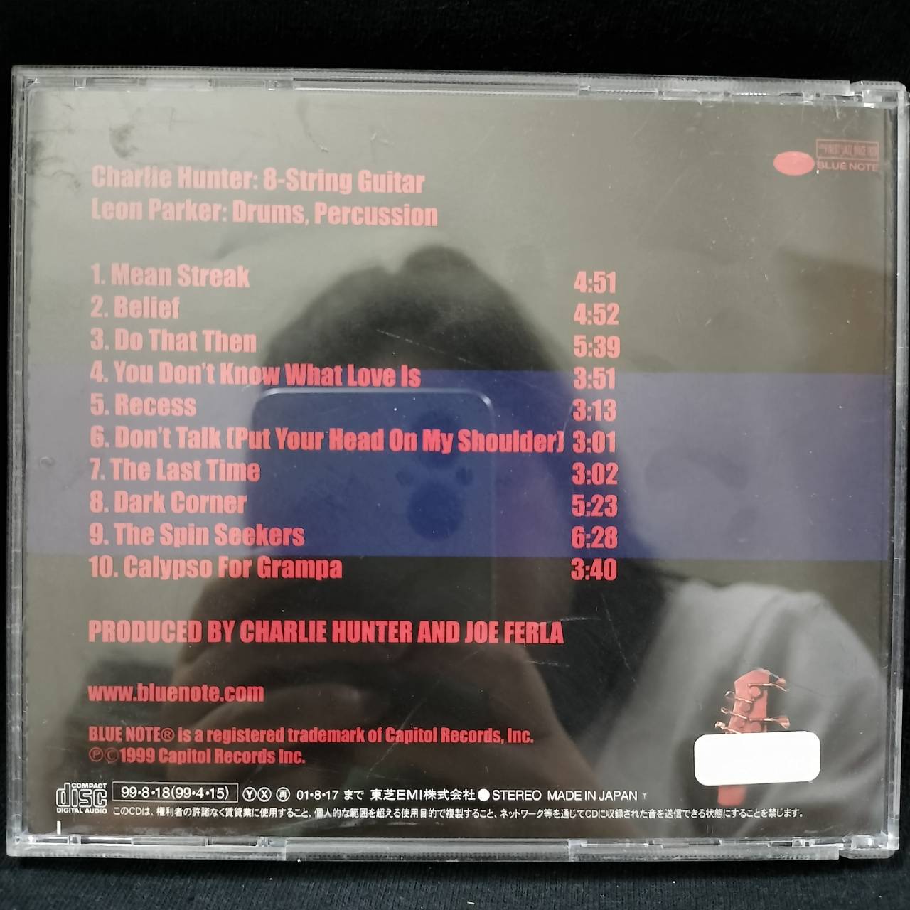 Charlie Hunter / Leon Parker – Duo / JAPAN / แผ่นสภาพนางฟ้า / มี Obi