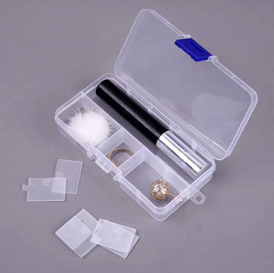 กล่อง10ช่อง,กล่องใส่ขออเนกประสงค์,ขนาด12.8*6*2.3cm