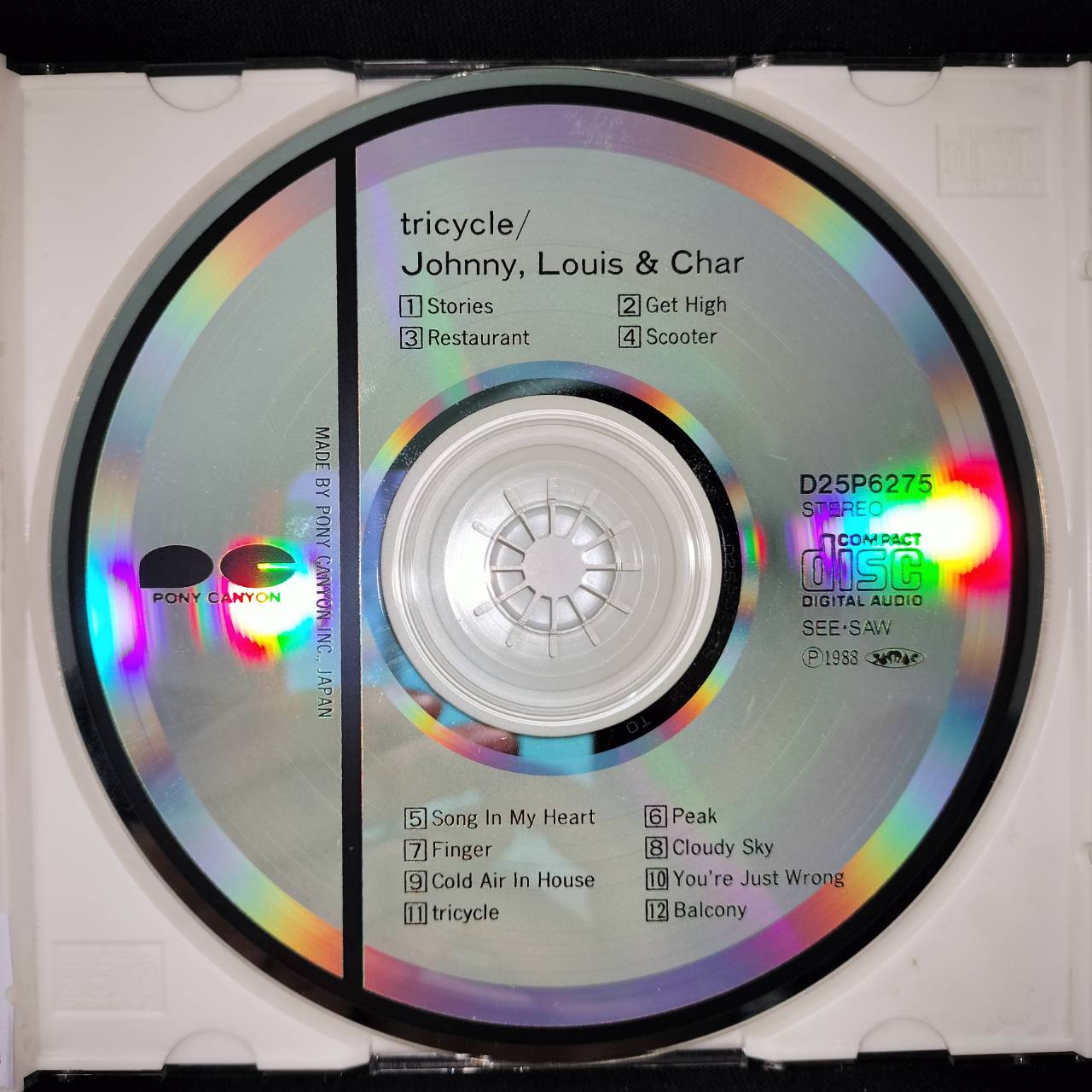 Johnny, Louis & Char – Tricycle / JAPAN / ปกในมีจุดเหลือง / มีรอยบ้าง