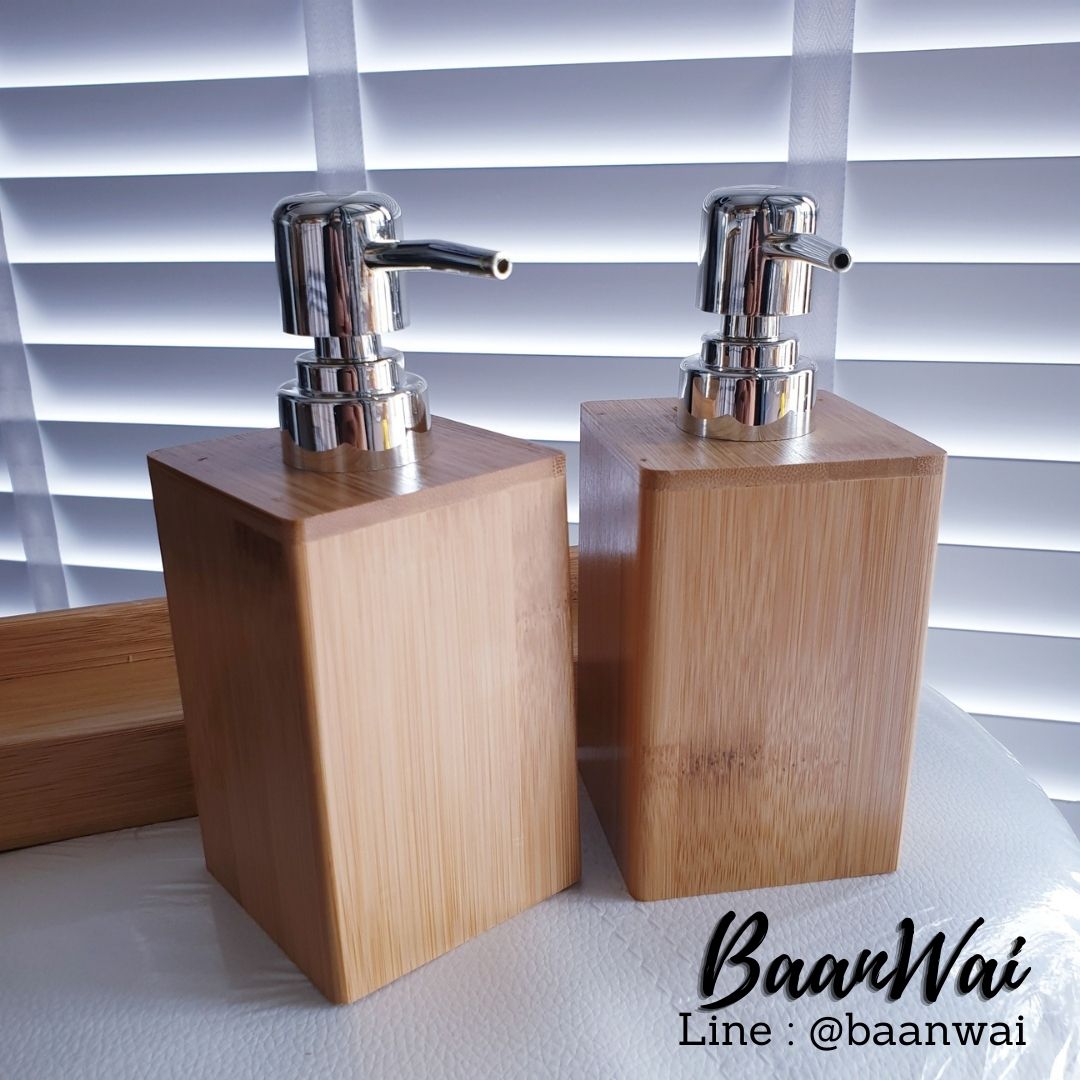 ขวดปั้มไม้ไผ่