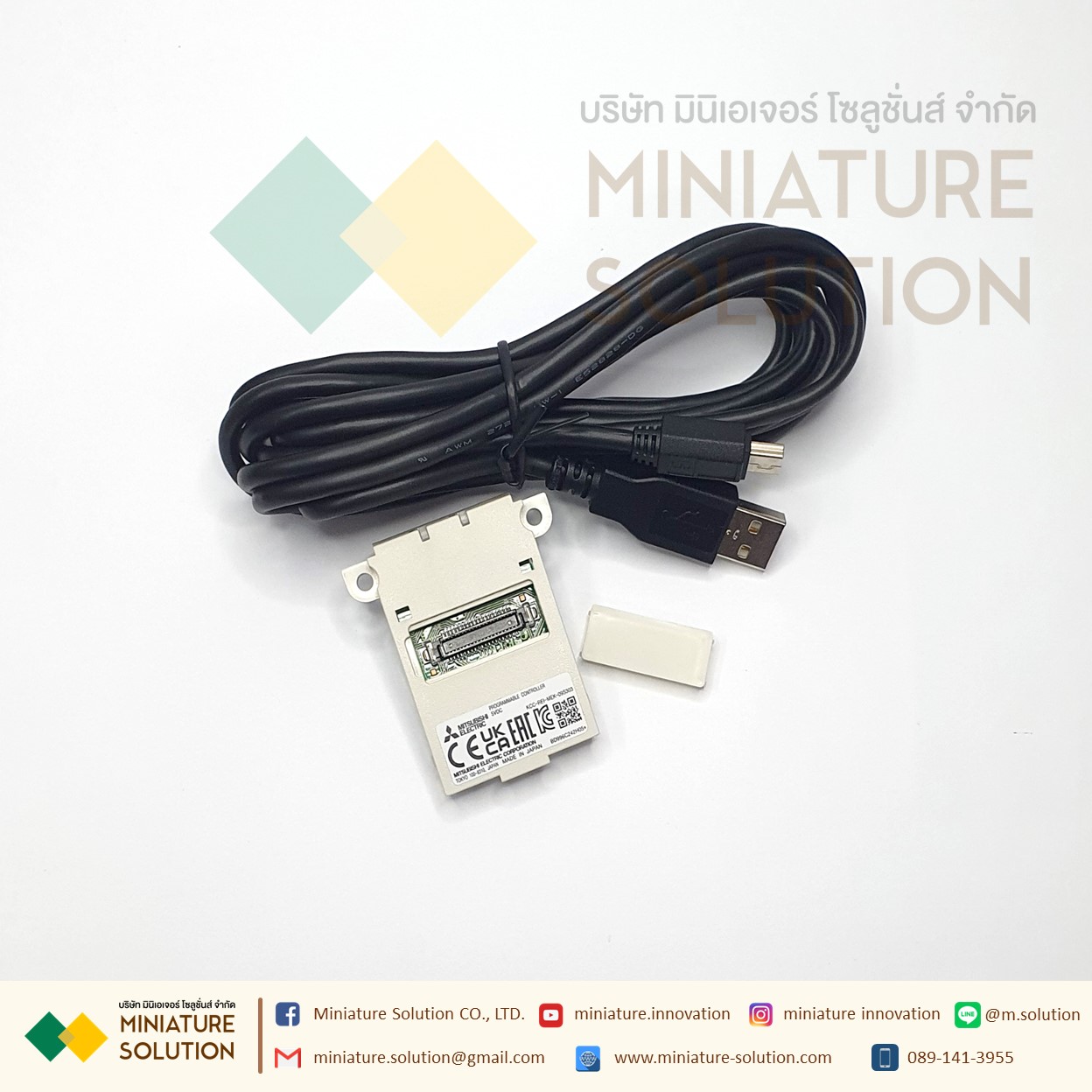 โมดูล การ์ดขยาย VTONG Mitsubishi PLC บอร์ดสื่อสาร FX3U-232-BD FX3U-485-BD FX3U-422-BD FX3U-CNV-BD FX3U-USB-BD FX1N FX3U FX3G 3SA-232-BD FX2N-422-BD 485-BD CNV-B (FX3U-USB-BD)