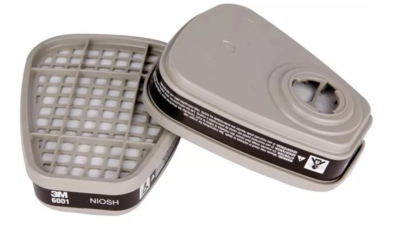 ตลับกรองไอระเหย ดำ (แพ็ค2ชิ้น) 3M 6001