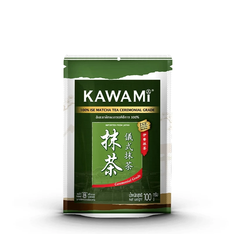Kawami Ise Ceremonial Grade 100 % Matcha คาวามิ อิเสะ มัทฉะ เกรดพิธีการ 100 g. (05-9268)