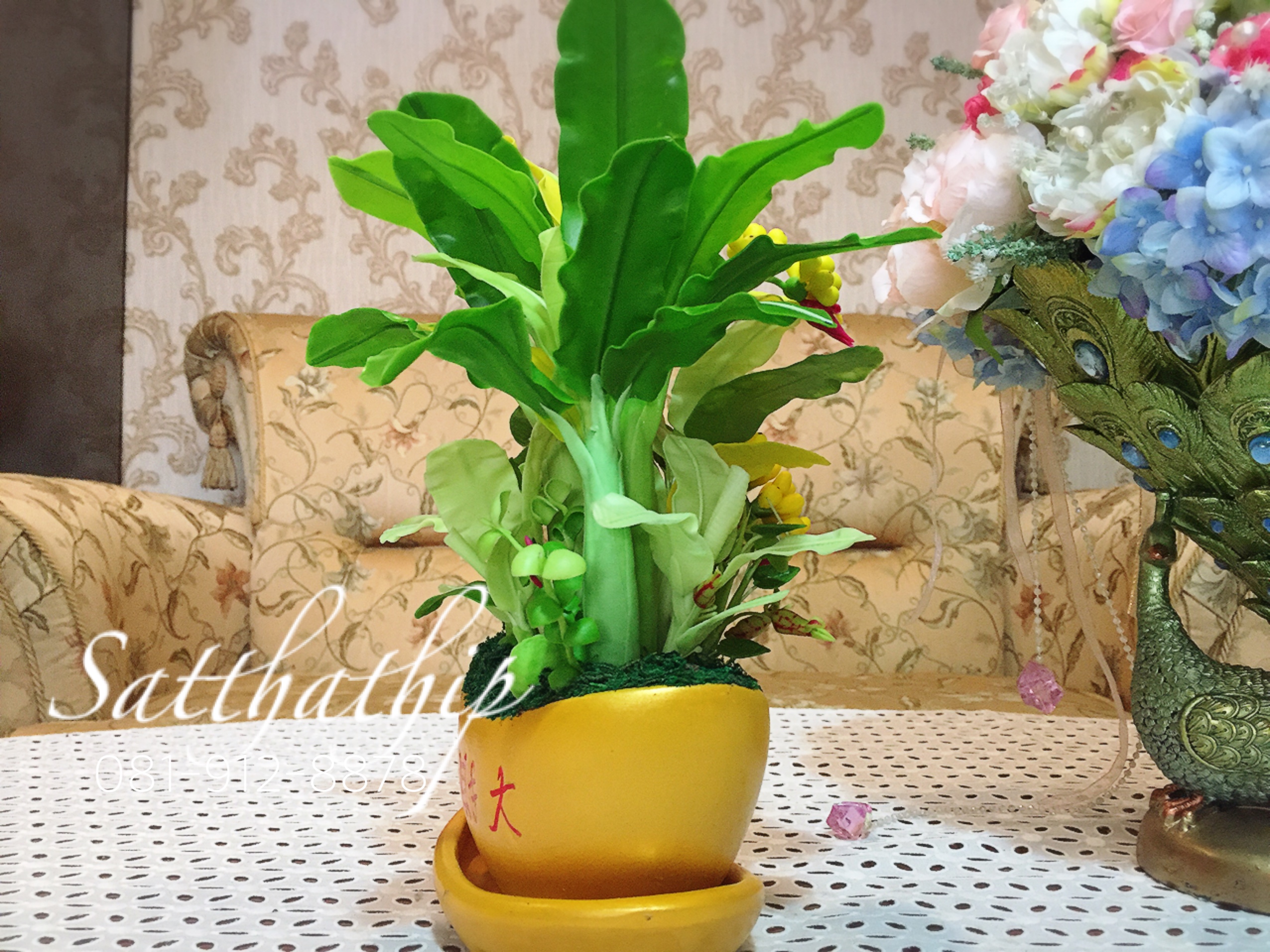 ต้นกล้วย - ต้นกล้วย ประดิษฐ์จากดิน - Banana tree