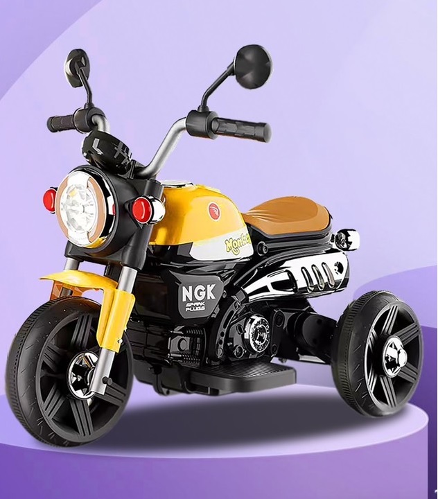 รถแบตเตอรี่เด็กผู้ชาย รถช๊อปเปอร์ รถตำรวจ มอเตอร์ไซค์ของเล่นเด็ก