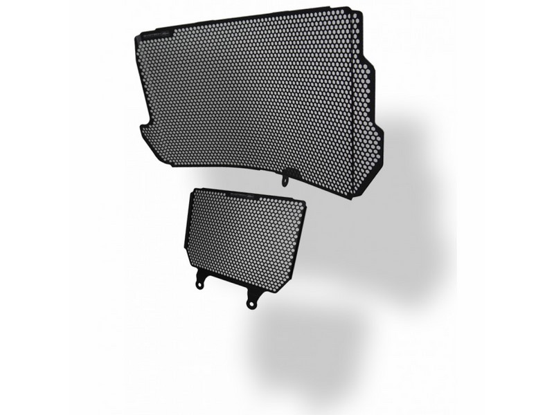 Evotech - การ์ดหม้อน้ำ+การ์ดออย (Radiator Oil guard) สำหรับ R1 2015+