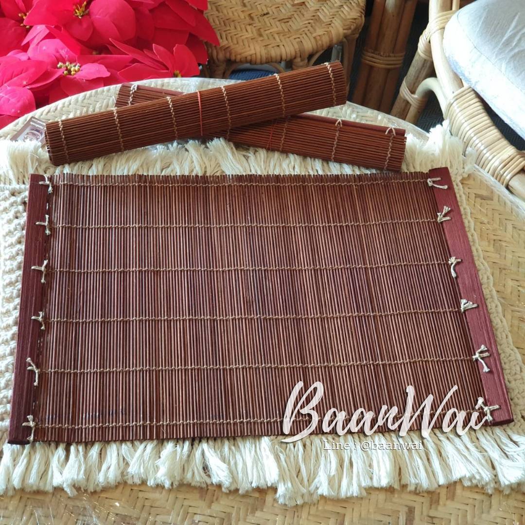 แผ่นรองจานไม้ไผ่