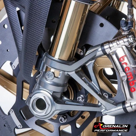 โช้คหน้า Ohlins พร้อมขาจับ Motocorse สำหรับ Panigale 899 1199