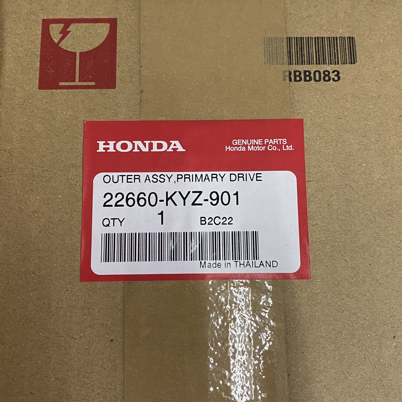 22660-KYZ-901 ชุดเรือนคลัทช์แรงเหวี่ยง (F.C.C.) เจดีย์คลัทช์ WAVE125i ปลาวาฬ 2012-2019 อะไหล่แท้ HONDA