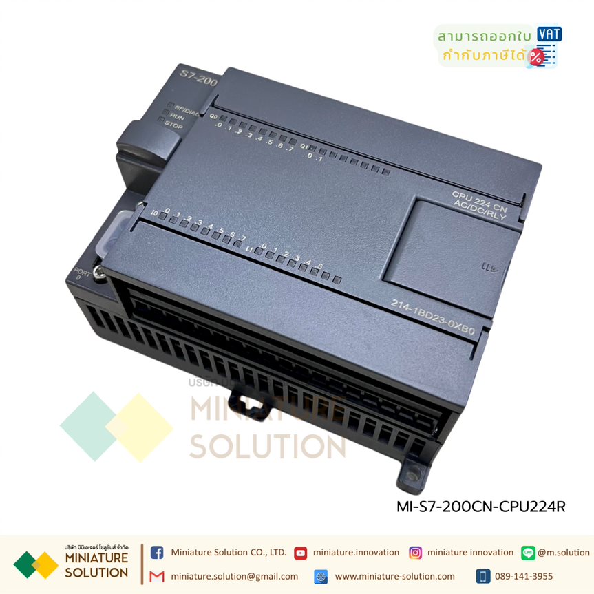 S7-200 CN PLC โมดูล รุ่น CPU224RXP AC/DC/RLY PLC relay output DI14 DO10 220AC Supply 214-1BD23-0XB0