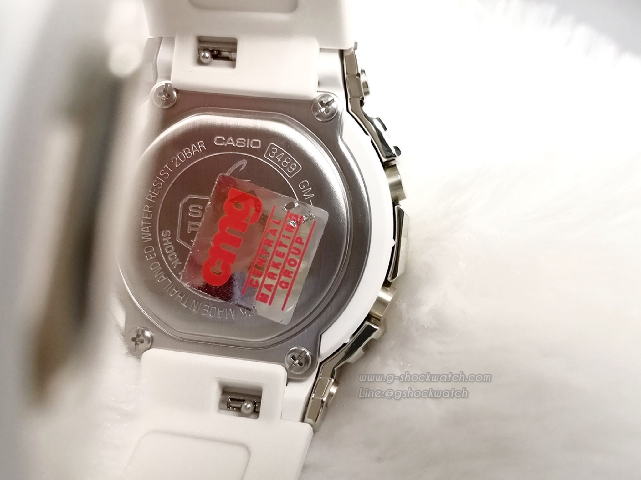 CASIO G-SHOCK นาฬิกาข้อมือ นาฬิกากันน้ำ นาฬิกาของแท้ ประกันศูนย์ CMG 1 ปี รุ่น GM-S5600G-7
