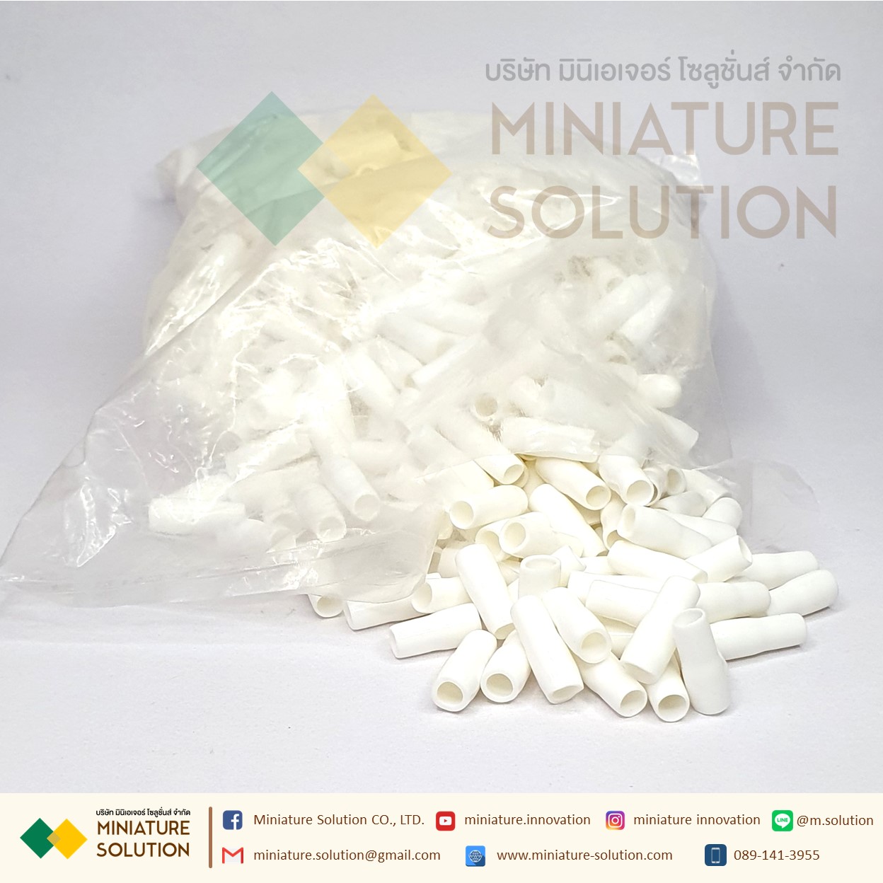 ปลอกหุ้มหางปลา เบอร์ V001-V100 ใช้กับหางปลาเบอร์ 1.5 - 100 Sqmm WIRE END CAPS (100ชิ้น/ถุง)