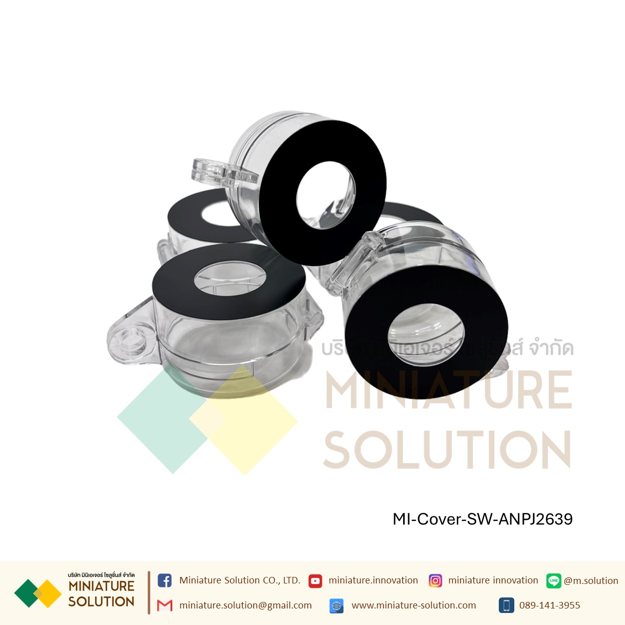 อุปกรณ์เสริมปุ่มสวิตช์ ฝาครอบปุ่มกดสวิตช์ฉุกเฉิน ปุ่มหยุดฉุกเฉิน ฝาครอบป้องกัน แบบใส กล่องคำเตือน ฝาครอบ 22MM