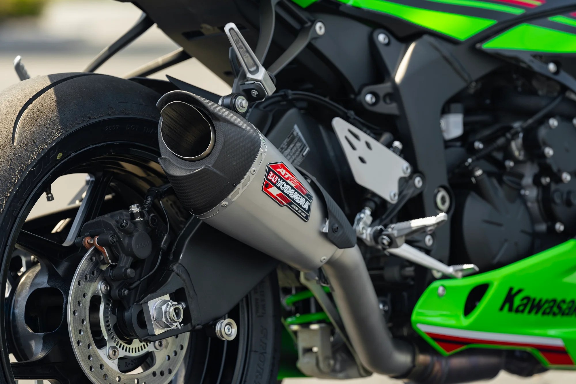 ท่อ Yoshimura AT2 3/4system สำหรับ ZX6 2019+ แสตนเลส (for exibition only)