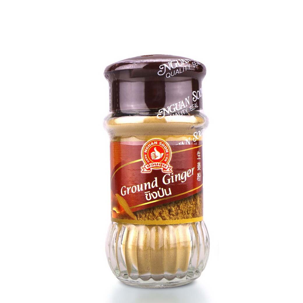 ขิงป่น ตรามือ ขวดแก้ว 30 กรัม No.1 Hand Brand Ground Ginger 30 g. (05-1088)