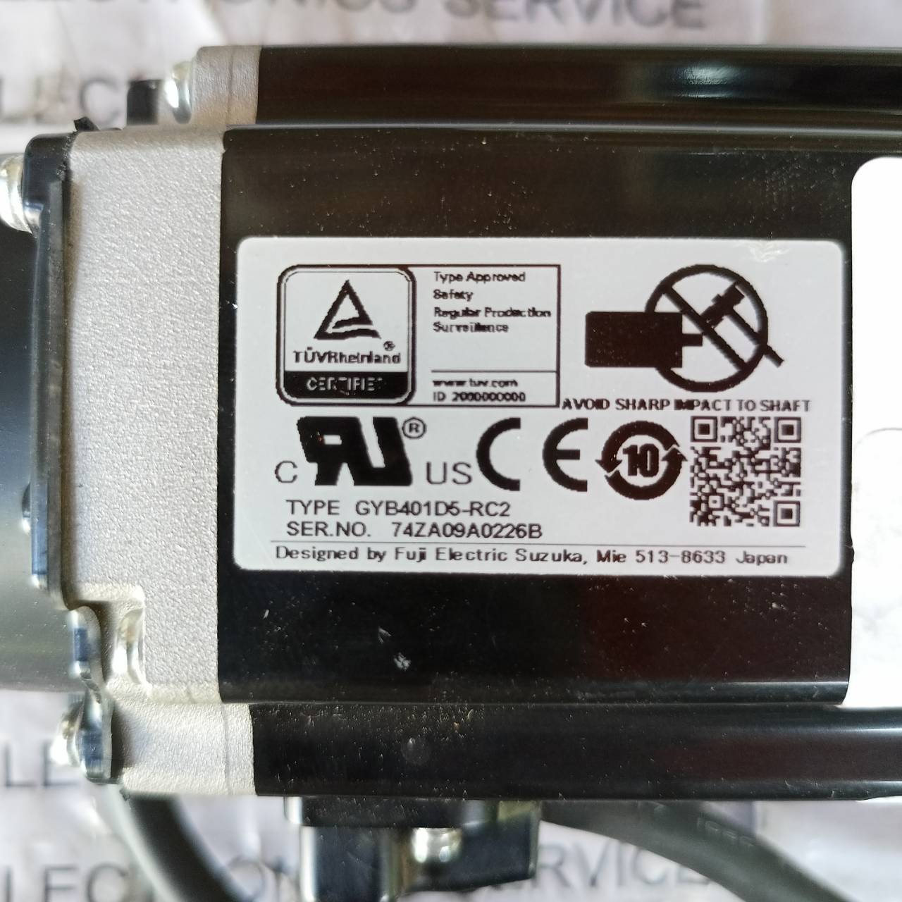 GYB401D5-RC2 FUJI SERVO MOTOR