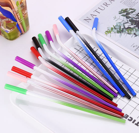 หลอดสแตนเลส4+แปรง1,ชุดหลอดสแตนเลส