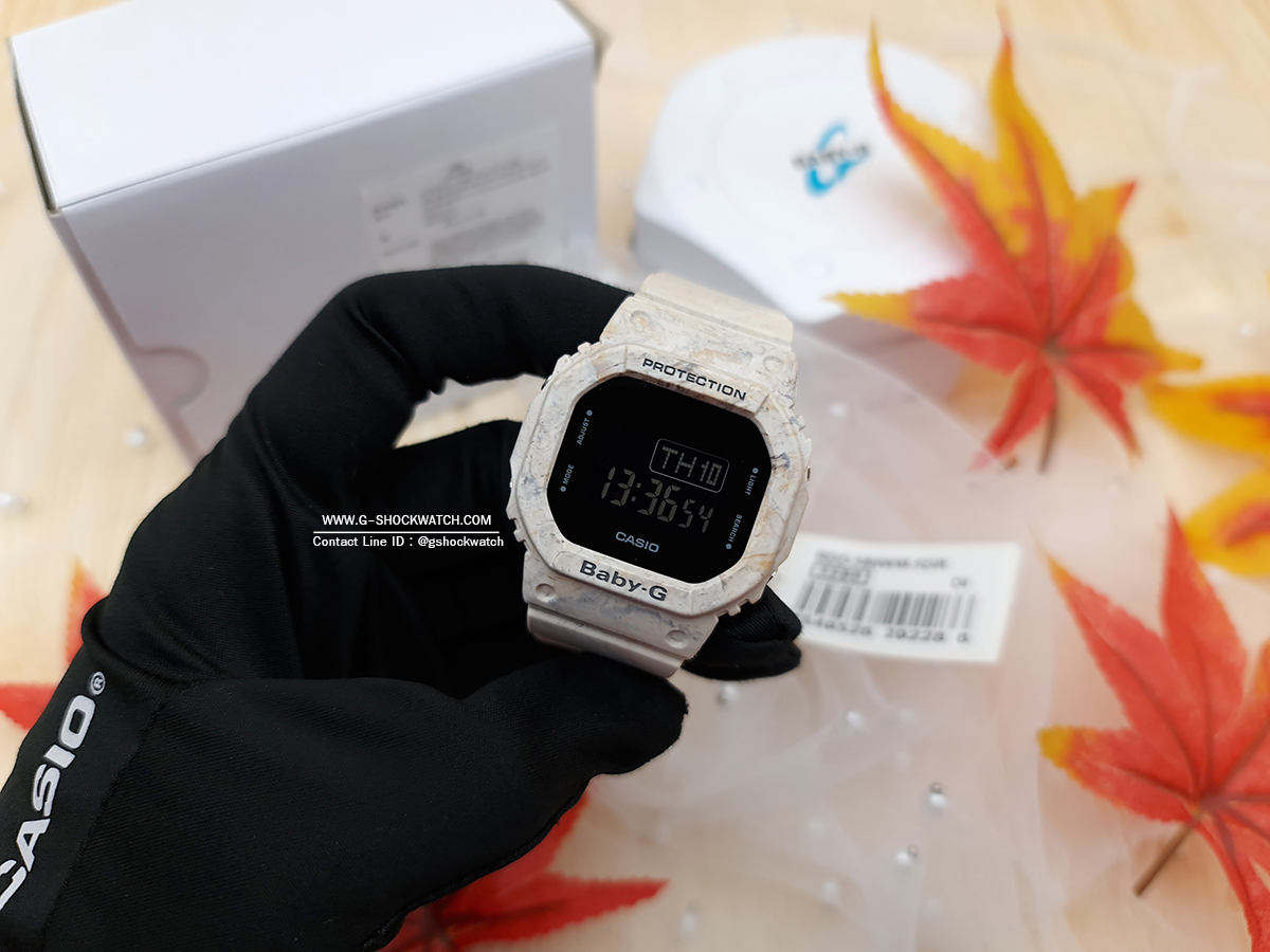 CASIO BABY-G นาฬิกาข้อมือ นาฬิกากันน้ำ นาฬิกาของแท้ ประกันศูนย์ CMG 1 ปี รุ่น BGD-560WM-5D