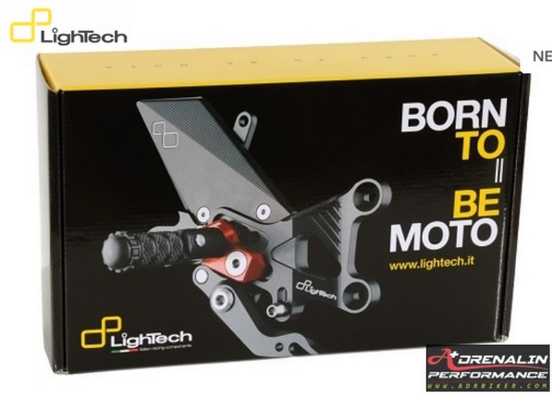 เกียร์โยง - Lightech Adjustable Rearsets สำหรับ Street Triple/R