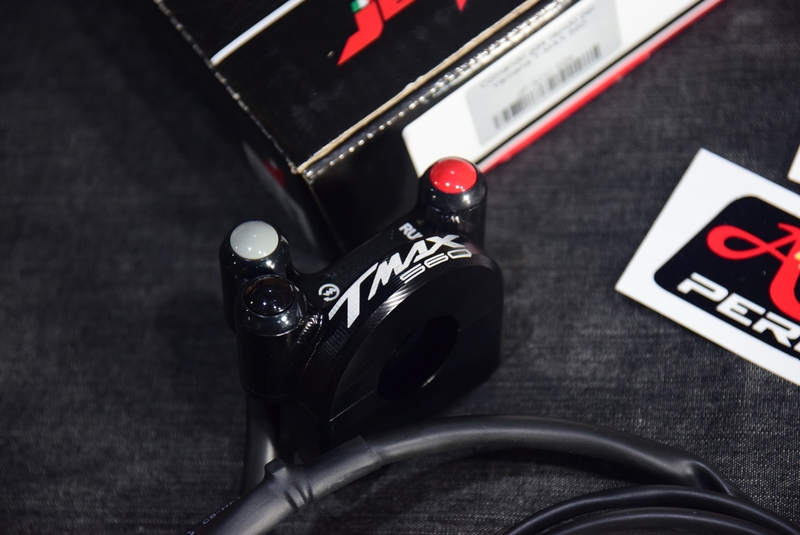 ๋Jetprime ปะกับสวิทช์ สำหรับ Tmax 560 ตรงรุ่นไม่ต้องแปลง อารมณ์ motoGP