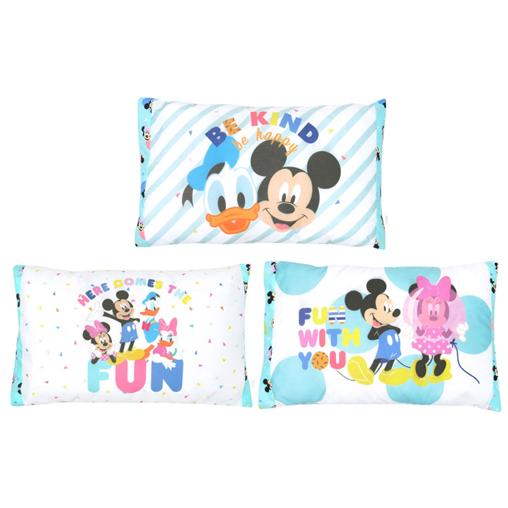 Grace Kids ลิขสิทธิ์ Disney หมอนหนุน ลาย Mickey & Minnie Play All Day size M