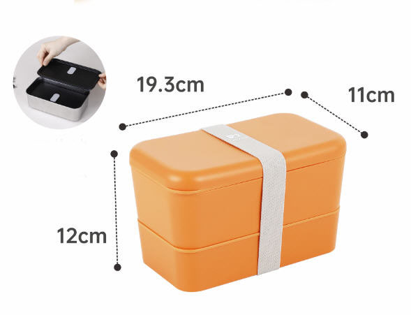 ปิ่นโต2ชั้น,ปิ่นโตพลาสติก,ปิ่นโตพลาสติกสองชั้น