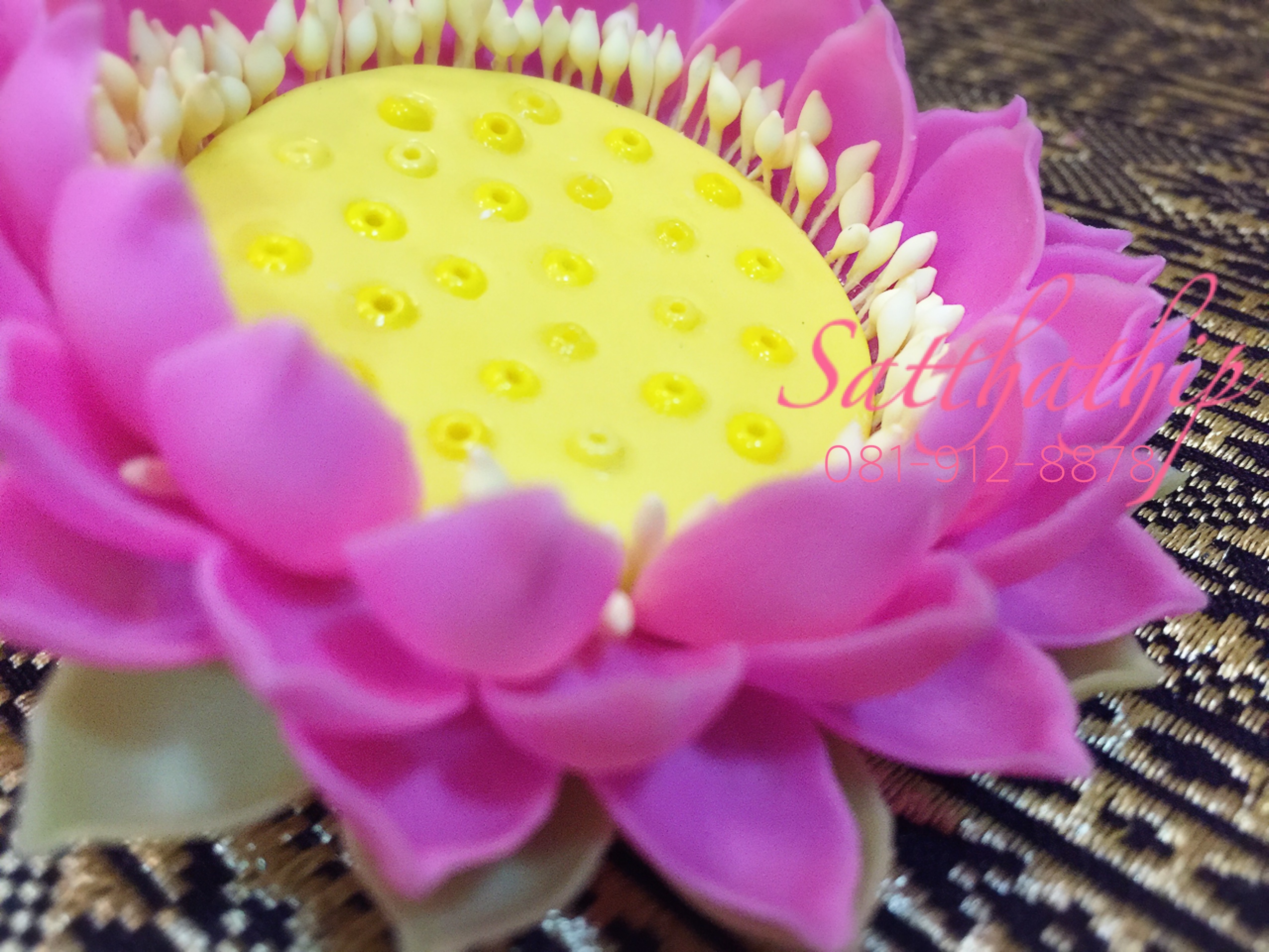 ถาดบัว ประดิษฐ์จากดิน - ฐานบัว ประดิษฐ์จากดิน - พานบัว ประดิษฐ์จากดิน - ถาดบัวดินปั้น - ฐานบัวดินปั้น - พานบัวดินปั้น -Tray