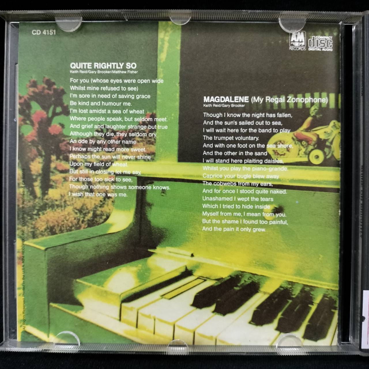 Procol Harum – Shine On Brightly / USA / แผ่นดี