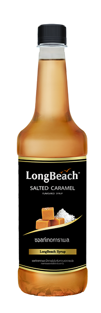 Longbeach Salted Caramel Syrup ลองบีช ไซรัป กลิ่นซอลท์เทค คาราเมล 740 ml.(05-6475)