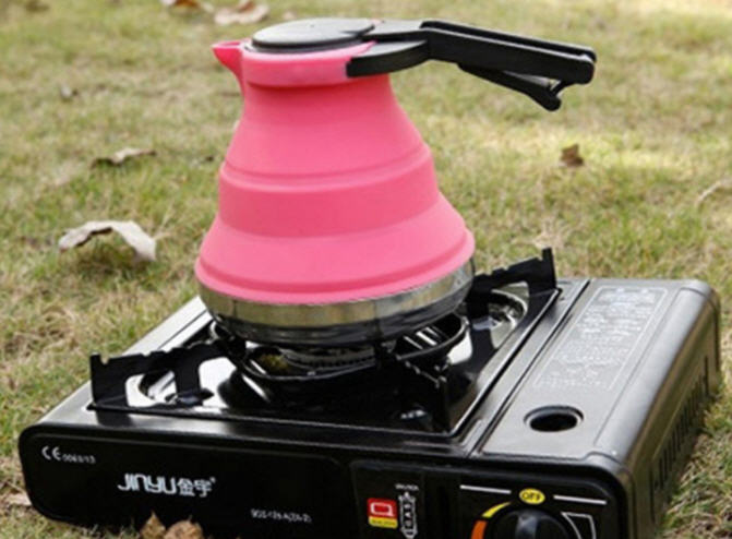 กาต้มน้ำพับได้,กาต้มน้ำซิลิโคน,กาต้มน้ำซิลิโคนพับได้