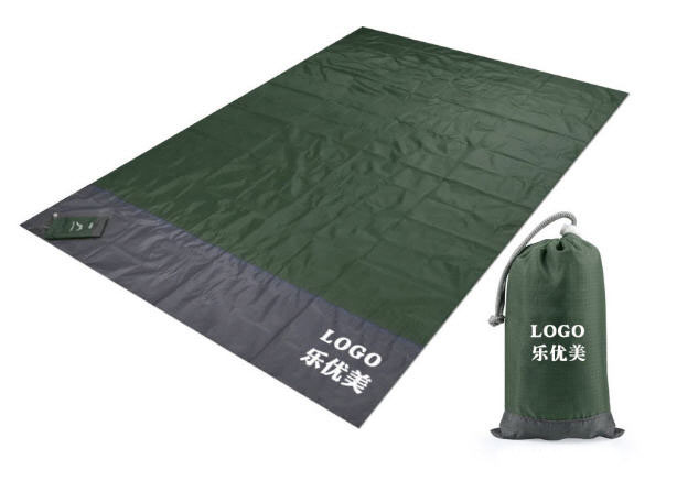 เสื่อปิกนิกพับได้,เสื่อชายหาด, เสื่อกันน้ำ,โรงงานผลิต,สกรีนโลโก้,ขนาด140*200cm