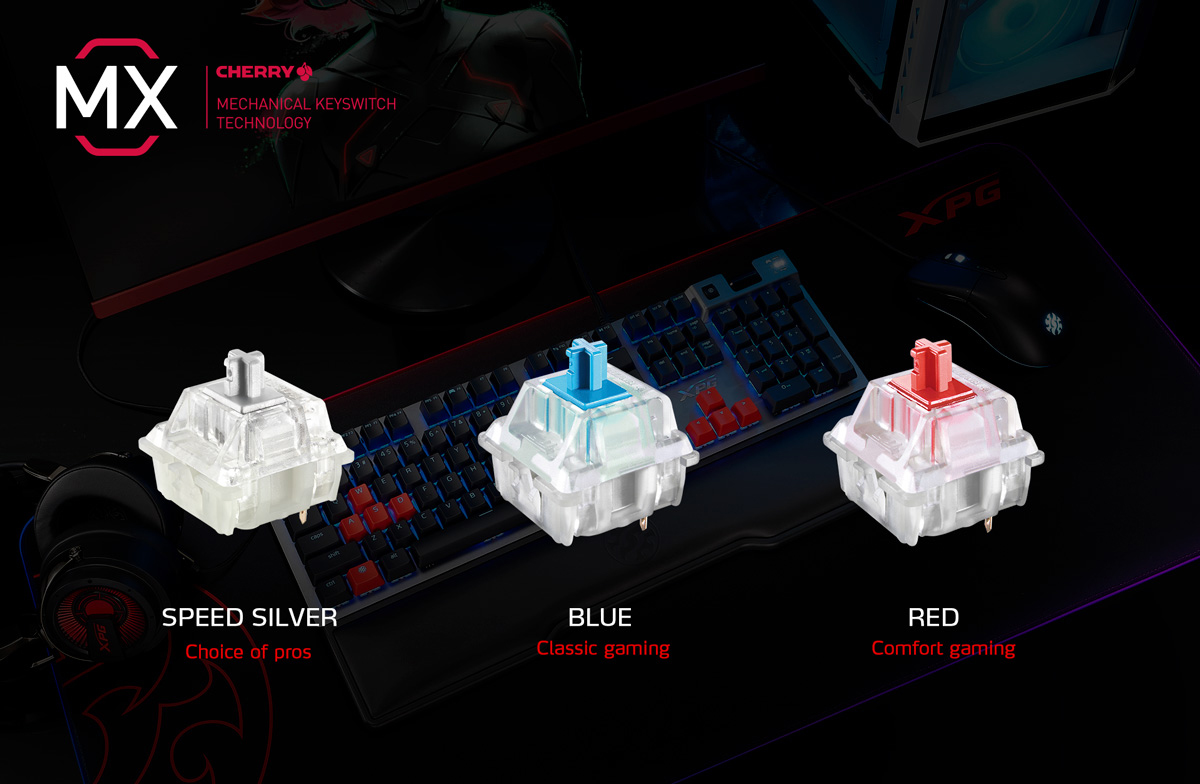 XPG SUMMONER RGB MECHANICAL GAMING KEYBOARD (CHERRY MX SILVER)