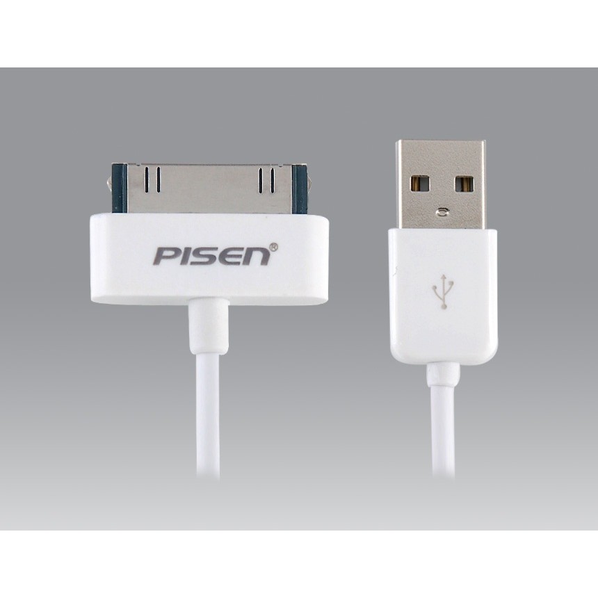 PISEN สายชาร์จ & ส่งข้อมูล Data Transmit and Charging Cable 30 Pin 800 mm - สีขาว