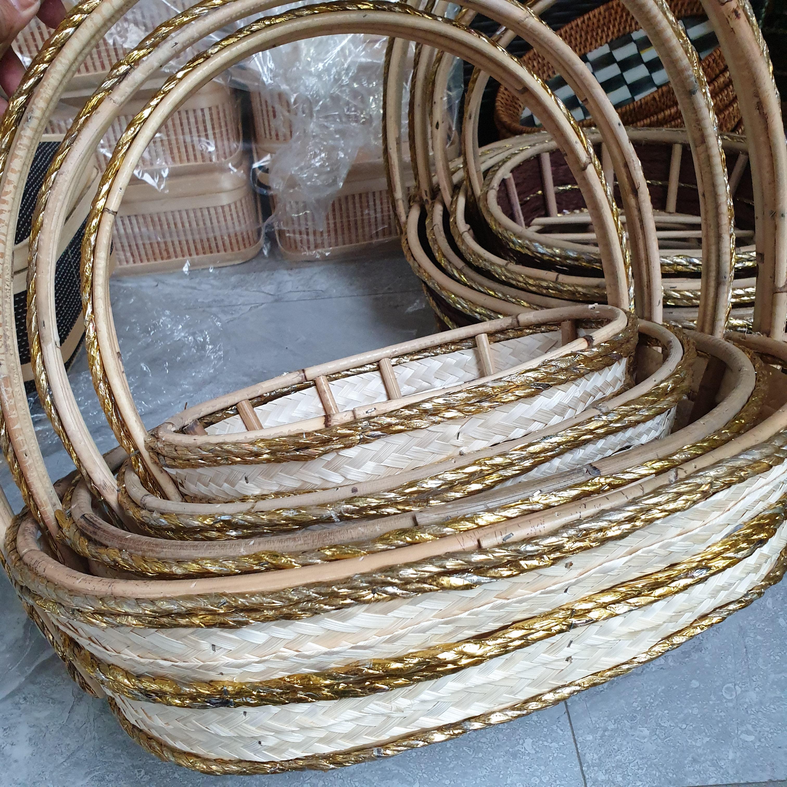 กระเช้า Code-001 ทรงรี