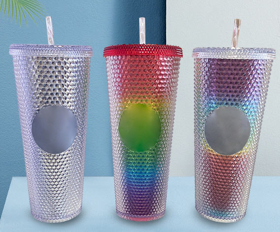 แก้วพลาสติกพร้อมหลอด,แก้วหนาม