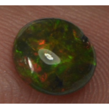 โอปอลหลากสี (ฺBlack Opal) 0.40กะรัต