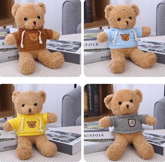 รับผลิต,ตุ๊กตาหมีปักโลโก้,ตุ๊กตาหมี,ตุ๊กตาหมีของขวัญ,โรงงานผลิตตุ๊กตาหมี,ของขวัญ,ของแจก,30cm