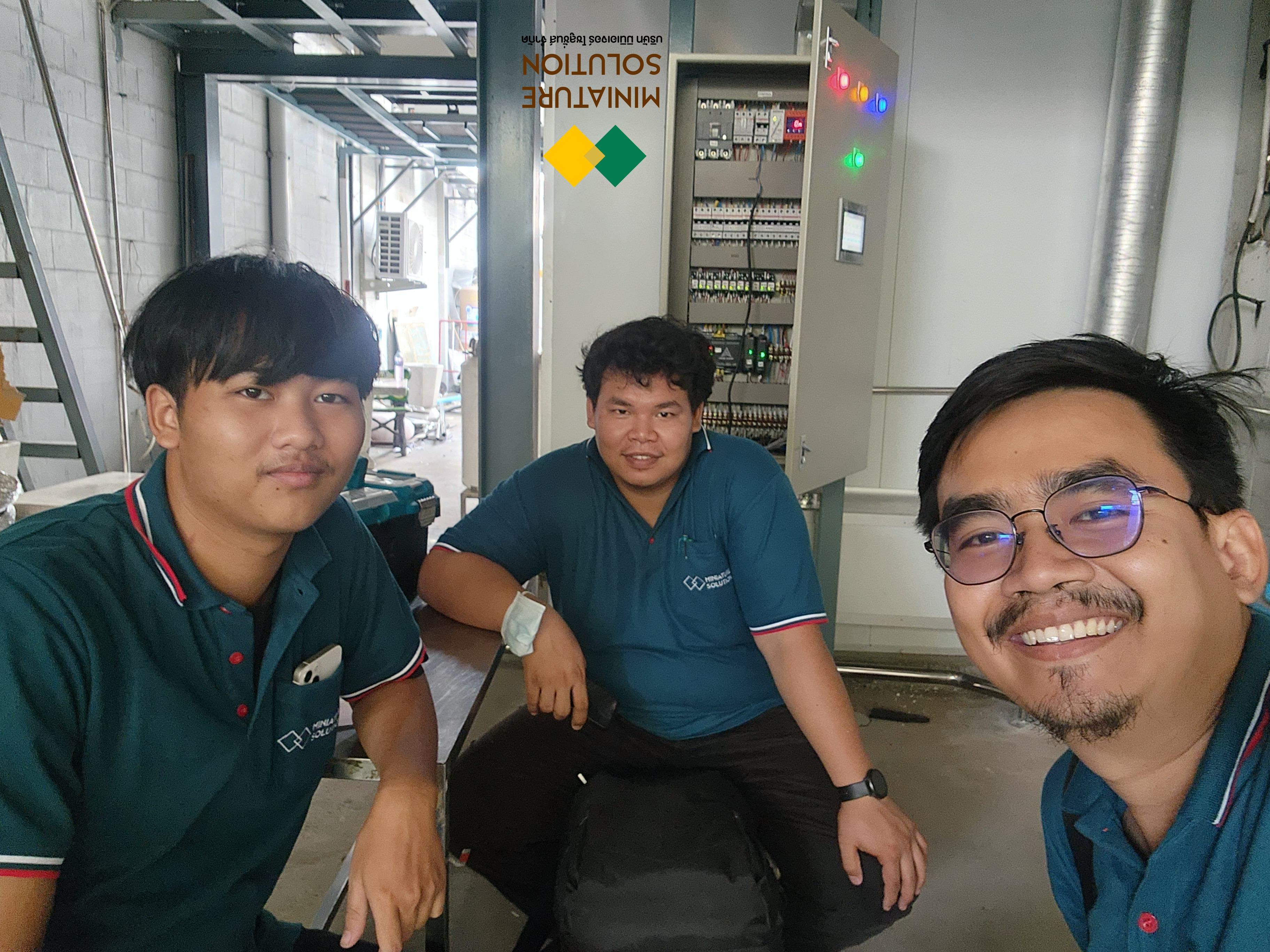 Support งานเขียนโปรแกรม PLC HMI ควบคุมระบบ AHU 6 ชุด ในงานระบบปรับอากาศ