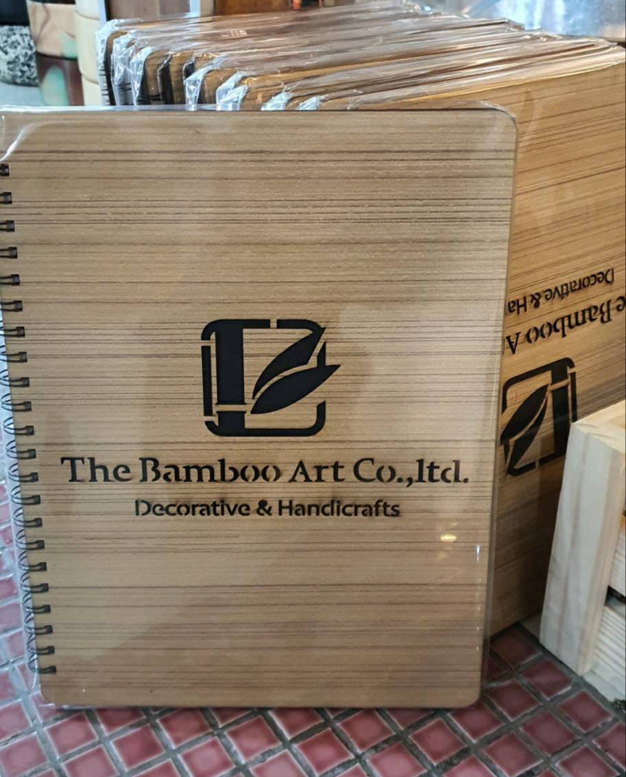 ปกเมนูไม้ แฟ้มไม้