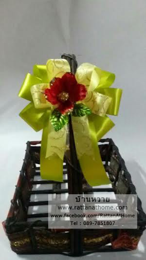 "งานตัวอย่าง" รับทำโบว์ติดกระเช้า โบว์ติดของชำร่วย โบว์ของขวัญ โบว์รางวัล โบว์ประกวด โบว์ติดรางวัล