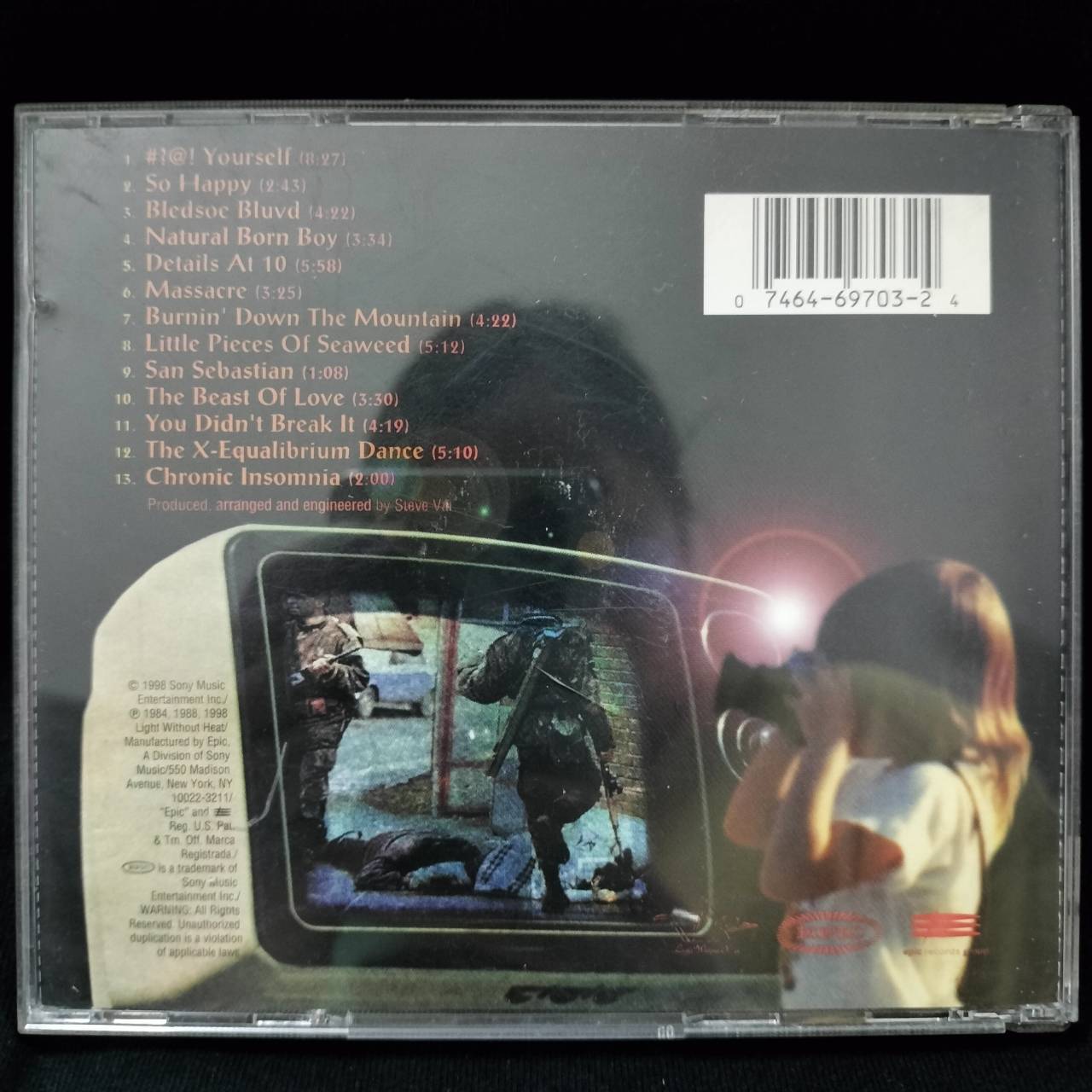 Steve Vai – Flex-Able Leftovers / USA / แผ่นสภาพนางฟ้า