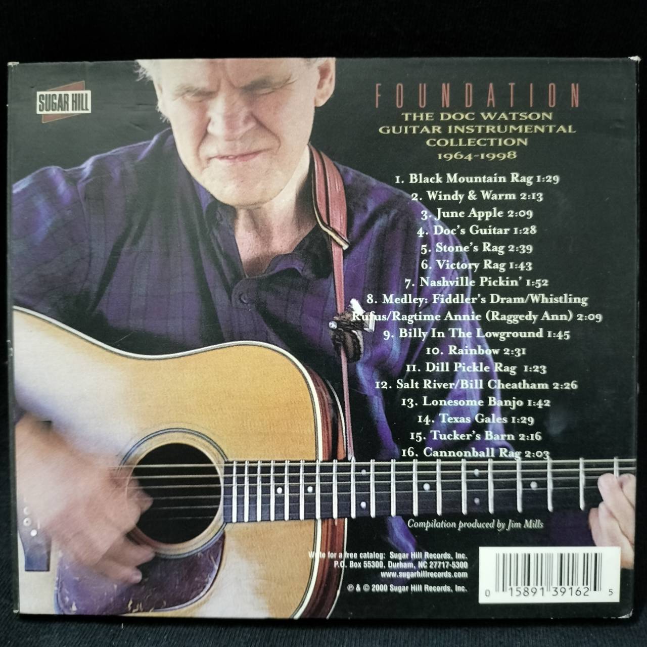 Doc Watson – Foundation: Doc Watson Guitar Instrumental Collection, 1964-1998 / USA / แผ่นดี