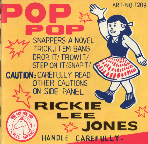 Rickie Lee Jones – Pop Pop / JAPAN / ปกและแผ่นมีสติ๊กเกอร์ติด / แผ่นดี