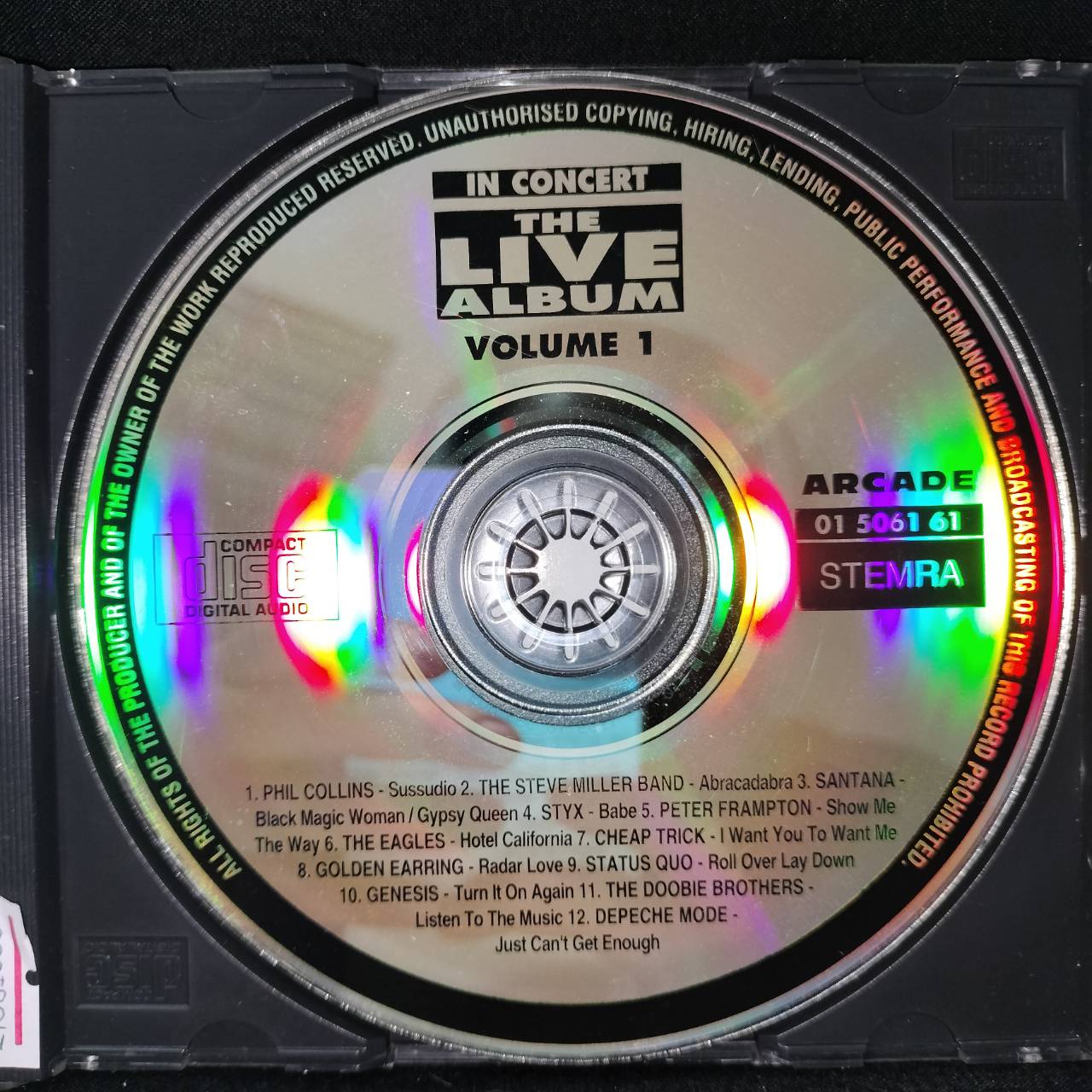 Various – In Concert - The Live Album Volume 1 / NETHERLANDS / มีรอยบ้าง