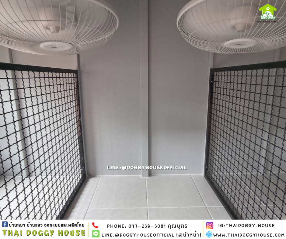 บ้านหมา แบบบ้าน “𝐁𝐎𝐗 𝐒𝐓𝐘𝐋𝐄” 3 ห้อง