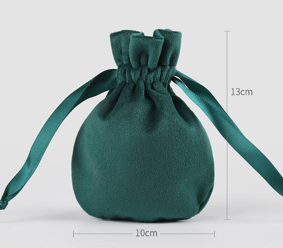 ถุงผ้ากำมะหยี่มีหูรูด,ถุงผ้าใส่เครื่องประดับ