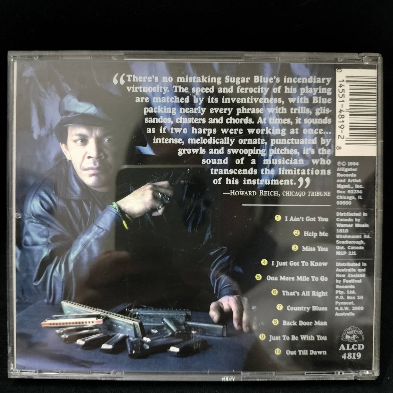 Sugar Blue – Blue Blazes / USA / แผ่นดี